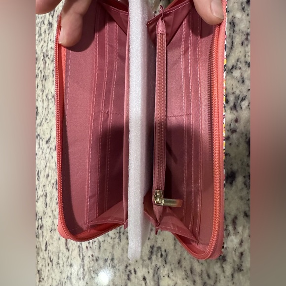 Simply Southern Quilted Shell Phone Wallet - Pink and Yellow, carrying strap, - Picture 6 of 6